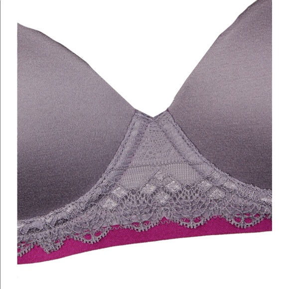 Gorgeous Fuchsia Lace T-Shirt Bra - Picture 2 of 5